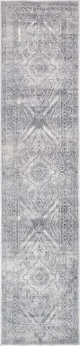 Vista 9 de Unique Loom Chateau Collection - Alfombra de área Wilson (4 pies 1 pulgada, redonda, beige/azul)