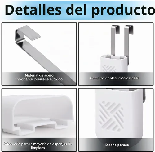 Vista 4 de Adjustble Toilet Tank Cleaning Tablet Holder, Bleach Tablets Bracket