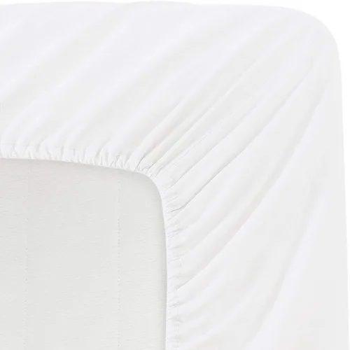 Vista 2 de Sweats Night: El juego de sábanas original de 600 hilos 100% algodón egipcio natural, tamaño King, se adapta a un bolsillo profundo de 9 a 12