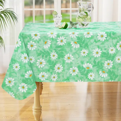 Vista 28 de misaya Mantel rectangular de vinilo impermeable, mantel lavable con reverso de franela, mantel de plástico para cena, picnic, interior y exterior