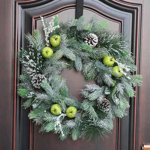 Vista 7 de Lorigun 24 ramas de pino artificiales, vegetación de Navidad falsa para manualidades, agujas de pino artificiales, guirnalda de árbol de Navidad