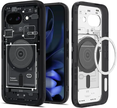 Vista 18 de Spigen Carcasa ultra híbrida para Pixel 8a, transparente