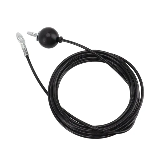 Steel Wire Rope 5mm Diameter - Heavy Duty Fitness Pulley Cable for Home Gym Equipment, Triceps Biceps Back Muscle Training(4meter)