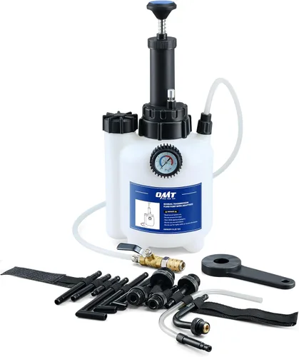 Bomba de Líquido de Transmisión Orion Motor Tech, Bomba de Llenado de Transmisión de 3L con 12 Adaptadores de Aluminio ATF, Bomba Manual de
