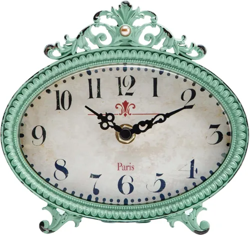 NIKKY HOME Reloj de mesa estilo vintage