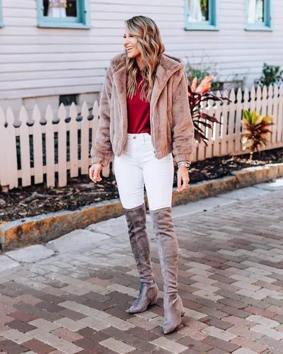 Vista 6 de The Drop Sloane - Chaqueta bomber de piel sintética con cremallera frontal para mujer