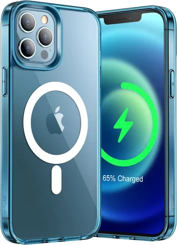 Vista 8 de JETech Funda magnética para iPhone 12 Pro Max de 6.7 pulgadas, compatible con carga inalámbrica MagSafe, a prueba de golpes, parte trasera