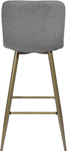 Vista 4 de Taburetes de bar modernos con respaldo, juego de 2, taburete de altura de mostrador, taburetes de bar para encimera de cocina, taburetes de cocina