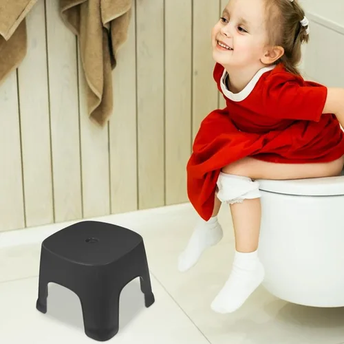 Vista 2 de Holibanna Taburete de plástico para baño para baño, taburete para baño, cambiador de zapatos, taburete de pesca para el hogar