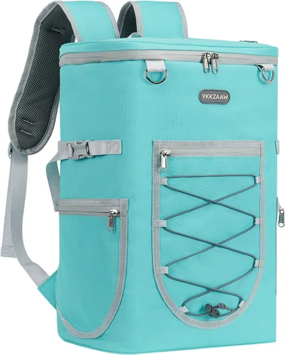 Vista 9 de Backpack Cooler Backpack 26 Cans Insulated Leak Proof for Women Men Beach Camping Picnic Fishing Hiking Lunch Backpack Waterproof Cooler