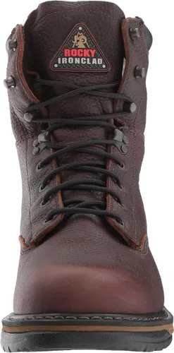 Vista 2 de Rocky Iron Clad - Botas de trabajo para hombre de 8 pulgadas