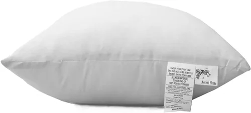 Vista 6 de ACCENTHOME Insertos de almohada para exteriores de 12 x 20 (paquete de 2) fundas de almohada hipoalergénicas impermeables Inserto de almohadas