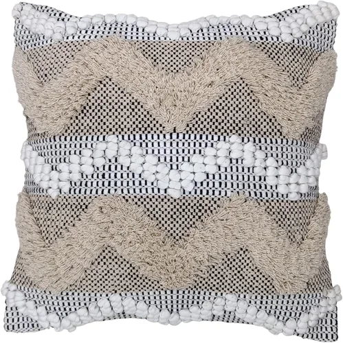 Trade Star Funda de almohada Kilim de 100% algodón, estilo bohemio, copetudo, funda de almohada del suroeste, funda de cojín decorativa tejida a