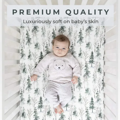 Vista 2 de Pobibaby Premium - Sábanas bajeras con bonitos estampados para cunas, moisés y cambiadores.