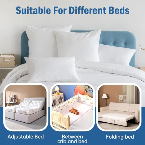 Vista 6 de Vekkia Relleno de huecos para cama Split King para cama ajustable, kit convertidor de cama individual a King, puente de cama individual a King