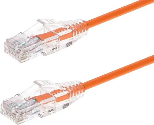 Vista 30 de Monoprice Cable de conexión Ethernet Cat6 de 7 pies, nivel de componente, blanco, UTP 28AWG 550 MHz, cable de cobre puro desnudo, sin enganches