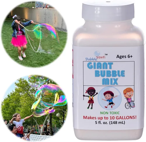 Vista 11 de Bubbleventi Mezcla de burbujas gigantes (hace 4 galones)