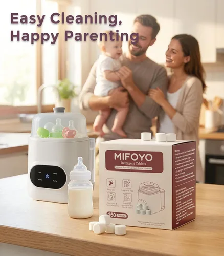 Vista 8 de 150 tabletas de detergente para lavar biberones, tabletas de jabón detergente para todas las marcas Momcozy Baby Brezza Papablic Lavadoras