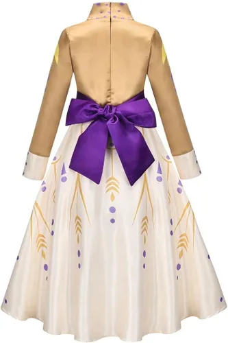 Vista 3 de Disfraz de princesa para niñas de Ice 2 Halloween fiesta de cumpleaños Cosplay traje para niños pequeños y adolescentes