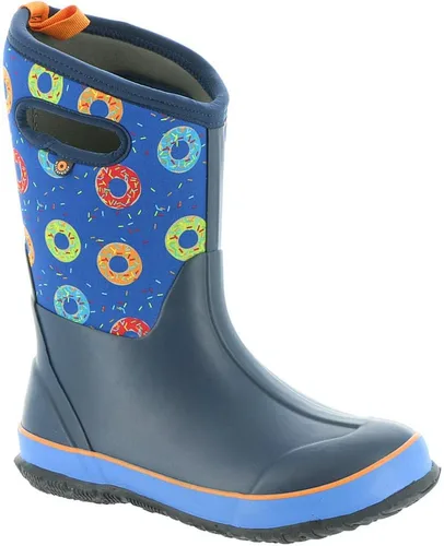 Vista 16 de BOGS Botas de nieve unisex de neopreno con aislamiento de goma de alta impermeabilidad para niños Negro