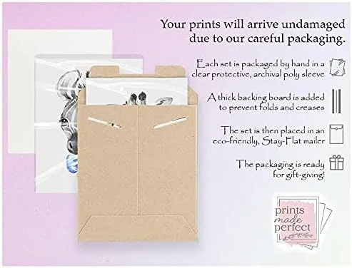 Vista 3 de Safari Animals Wall Art Prints - Boy Nursery Decor - Set of 4-8x10 - Unframed - Watercolor