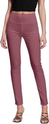 Vista 20 de Hybrid & Company Pantalón súper cómodo elástico con cintura elástica completa, estilo pull-on, de sarga Millennium Negro