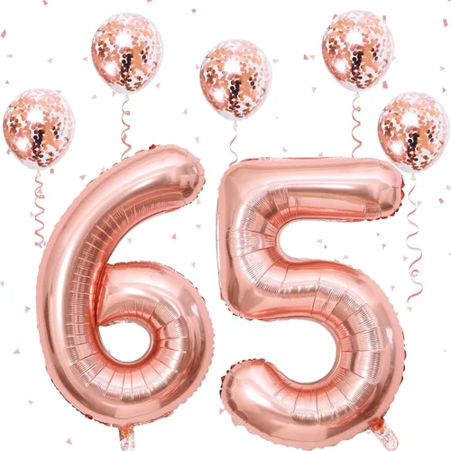 Vista 11 de Decoraciones de cumpleaños número 18 para niños y niñas, globo de aluminio con el número 18 de 40 pulgadas, globos de látex negros y metálicos