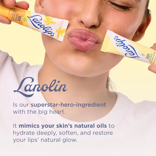 Vista 4 de Lanolin 101 Ungüento multiusos – Bálsamo labial de lanolina y ungüento curativo para reparación de barrera cutánea – Hidratante para labios secos
