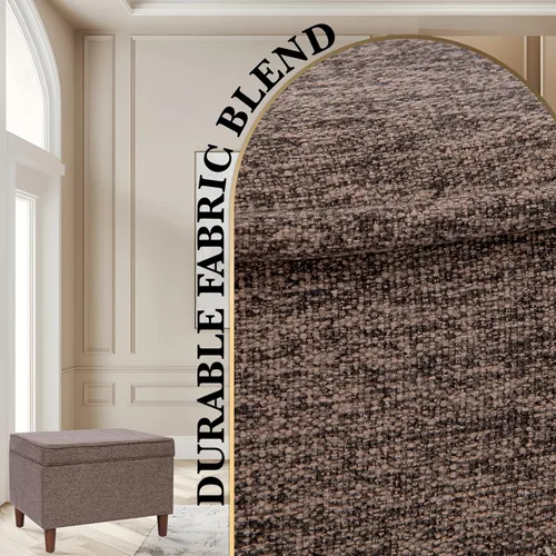 Vista 166 de HomePop Decoración para el hogar K7646-A877 Otomana tapizada moderna rectangular de almacenamiento Otomana con tapa con bisagras