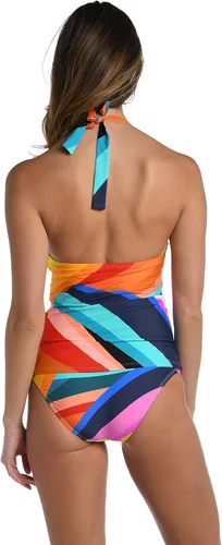 Vista 2 de La Blanca Traje de baño tankini con cuello en V para mujer