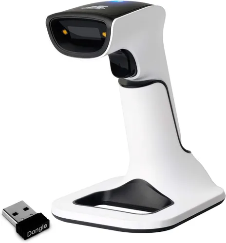 Vista 9 de ScanAvenger Escáner de Código de Barras Bluetooth Inalámbrico Portátil 1D&2D con Soporte Bluetooth: Escáner de Mano 3-en-1, Inalámbrico, Pistola