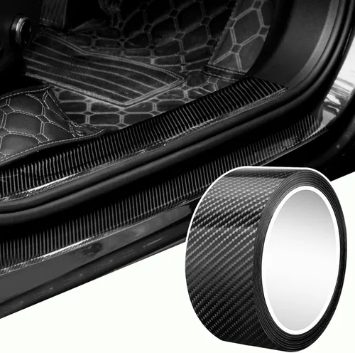 Storystore Protector Universal de Borde de Puerta de Automóvil, 2 Pulgadas x 33 Pies Protector de Umbral de Puerta, Tira Anticolisión Automotriz