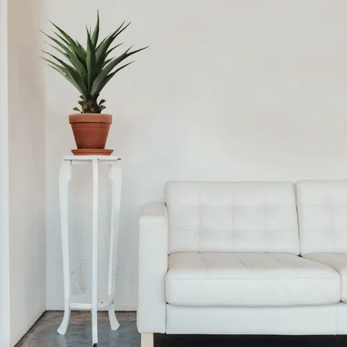 Vista 6 de Damomo Sansevieria Feaux Plantas Agave Serpiente Púas Artificial Espada de Plástico Verde Artificial Artificial Plantas de Sansevieria Feaux