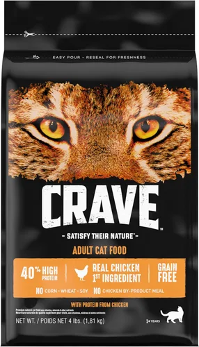 Vista 12 de Alimento seco para gatos CRAVE alto en proteína, sin cereales