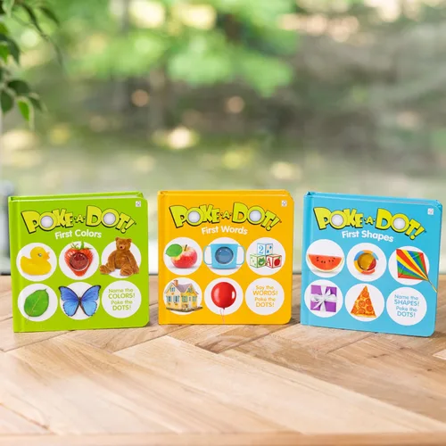 Vista 9 de Melissa & Doug - Juego de 3 libros infantiles -, Pode-a-Dot, primeras palabras, primeras formas, primeros