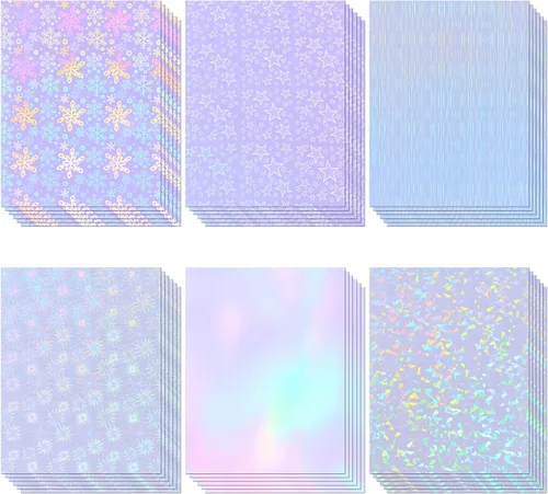 Vista 14 de 36 hojas de láminas laminadas transparentes 8.5x11 pulgadas, hojas de laminación autoadhesivas 100% claras, láminas de vinilo impermeables, película