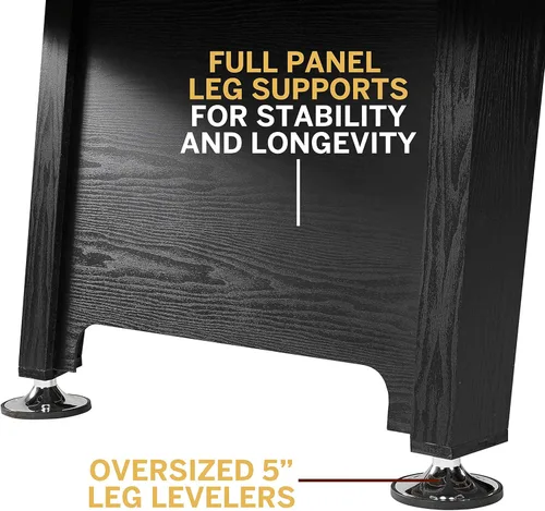 Vista 5 de Mesa de Billar Thornton de 7 Pies, Diseño Moderno de Bolsillo con Juego de Bolas de Billar y Taco, Perfecto para Salas