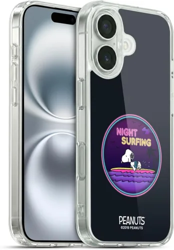 Vista 17 de Head Case Designs Funda de gel suave con licencia oficial de Peanuts Tropical Surf Snoopy Aloha Disco compatible con Apple iPhone 13 Mini