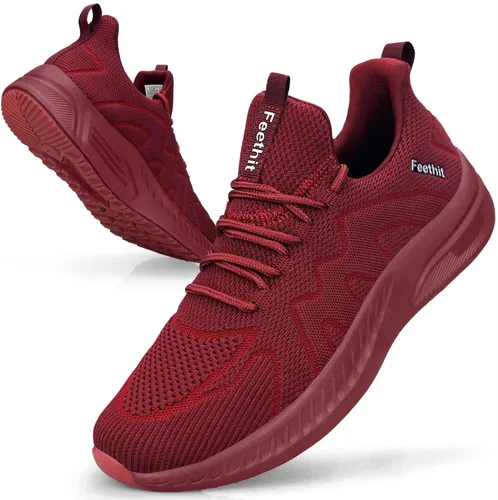 Feethit Tenis antideslizantes para hombre, ligeros, transpirables, para correr, gimnasio, tenis para hombre