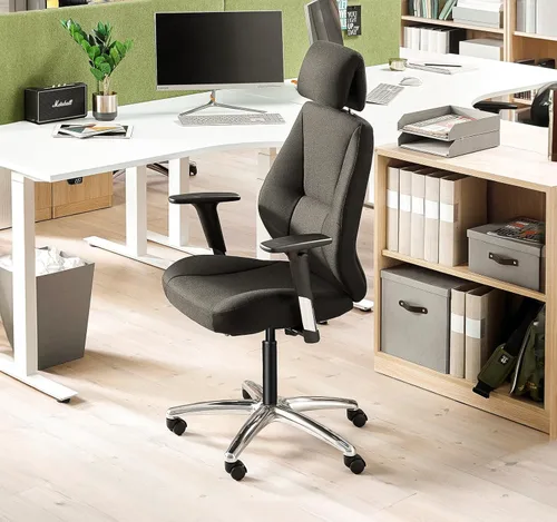 Vista 2 de MASTERY MART Kit de repuesto de cilindro de gas para silla de oficina, pistón neumático hidráulico resistente de 4 pulgadas, capacidad de 1000