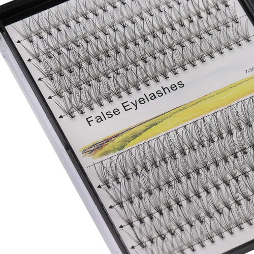 Vista 8 de →Vayator - Extensión de pestañas de visón, bandeja mixta de 0.39 a 0.70 pulgadas, pestañas postizas de volumen ruso natural 3D, pestañas postizas