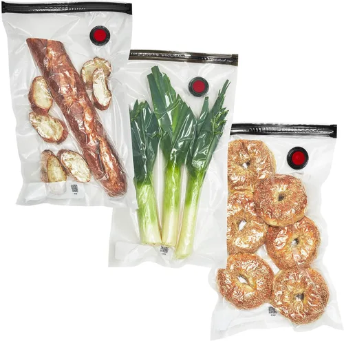 Vista 19 de ZWILLING Fresh & Save - Bolsas selladoras al vacío de 10 piezas, bolsas de Sous Vide, preparación de comidas, tamaño pequeño