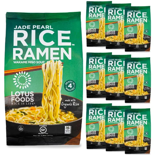 Fideos de arroz para ramen con sopa de miso de Lotus Foods