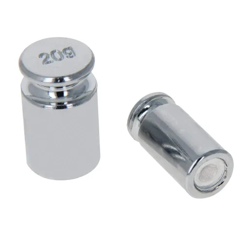 Vista 2 de Utoolmart Juego de pesas de calibración de cabeza redonda, 0.04 oz, 0.07 oz, 0.18 oz, 0.35 oz, 0.71 oz, M2, acero cromado de precisión para balanzas