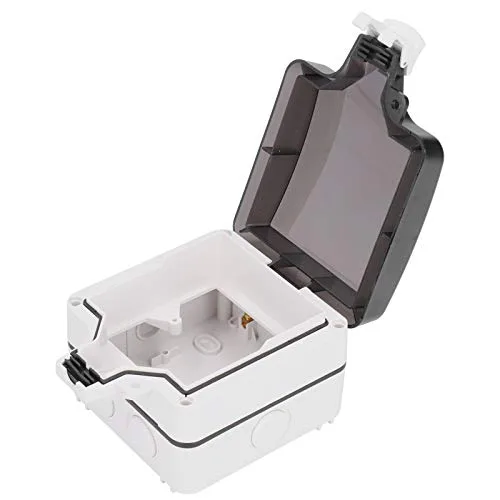 Vista 6 de Caja de conexión original resistente a la intemperie para interiores y exteriores, caja de cable de alimentación eléctrica para temporizadores