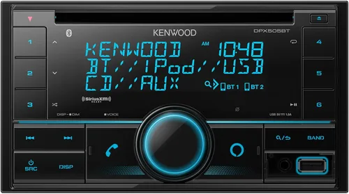 Vista 4 de Kenwood DPX305MBT - Receptor de medios digitales doble DIN en el salpicadero con Bluetooth (no reproduce CDs) Receptor estéreo para automóvil sin