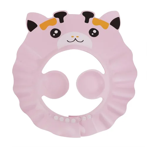 Vista 10 de 2 piezas de gorro de ducha para bebé, sombrero de baño ajustable para bebés, protección para orejas de baño, protección para la cabeza, champú 2