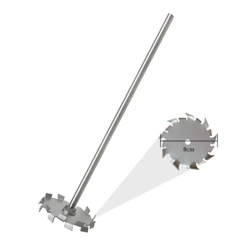 YUCHENGTECH Impulsor de dispersión de disco de dispersión Máquina de dispersión Impulsor de paleta de hoja Disco de acero inoxidable de 3.1 in con