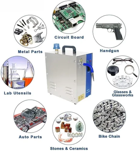 Vista 3 de Professional 2L/4L Jewelry Steam Cleaner: Multi-Purpose Ultrasonic Washer for Gems, Gold, Silver, Watches & More(Size:2L)