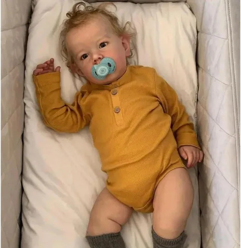 Vista 4 de Zero Pam Muñecas realistas de bebé Reborn de 20 pulgadas, muñeca de bebé realista de vinilo de silicona suave, cuerpo completo, muñeca Reborn